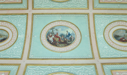 Painted ceiling murals