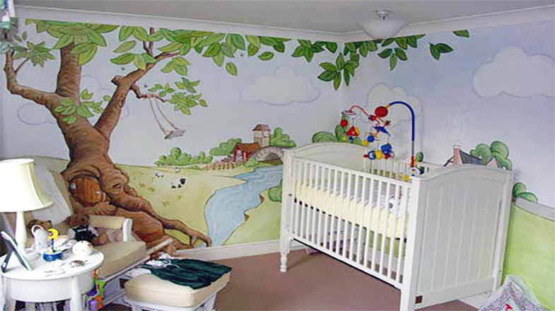 Painted children's rooms and murals